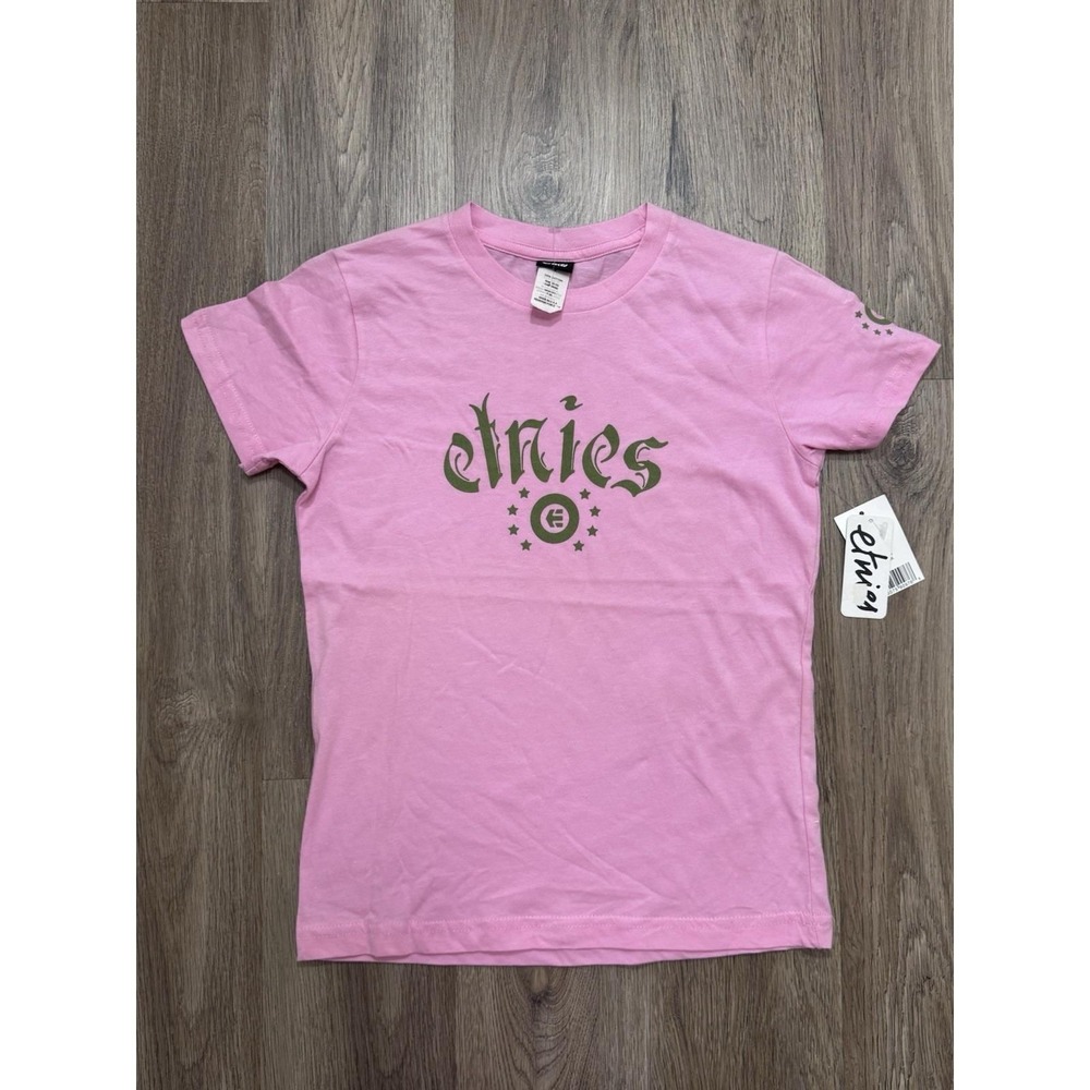 Y2K Etnies Pink Women's T‎ Shirt Size S